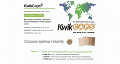 Desktop Screenshot of kwikcaps.com